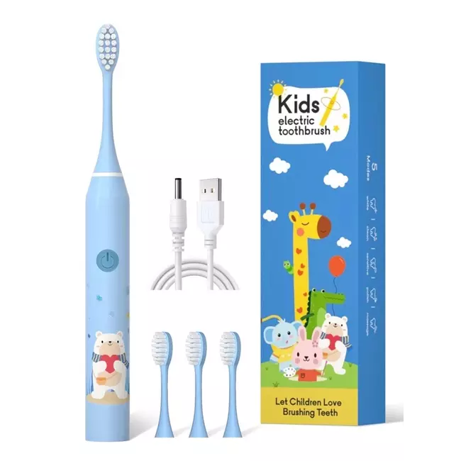 Kid's Electric Sonic Toothbrush EB52 Soft Bristle Cartoon Rechargeable