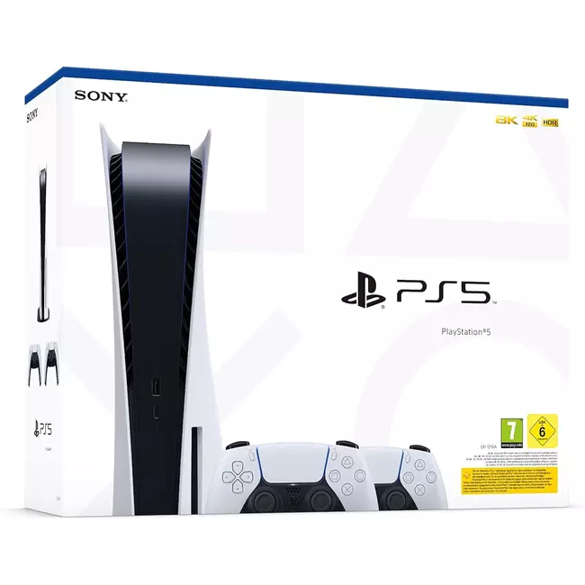 Console PlayStation 5 Standart Edition + Controllers Dualsense White